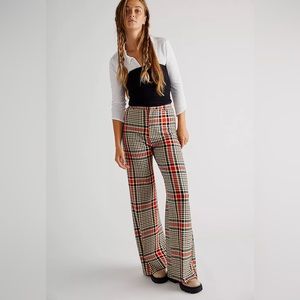Free people Jules plaid pants